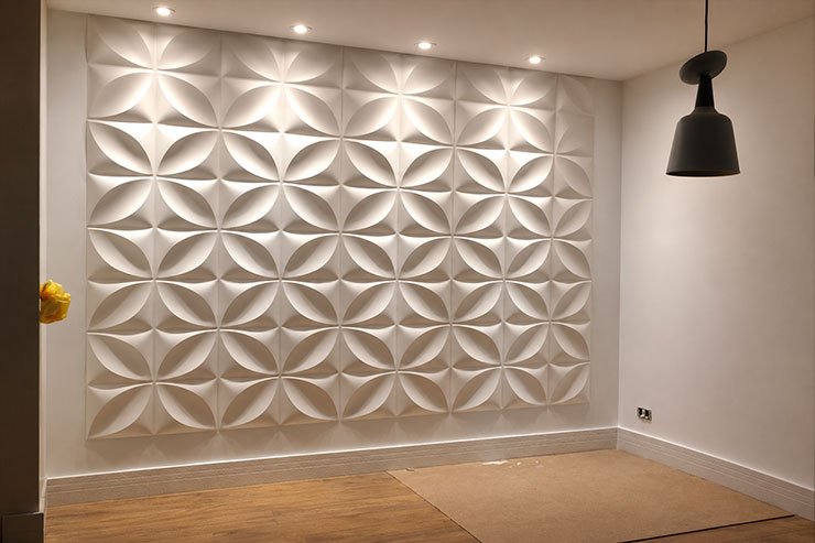 Wall design feature wall